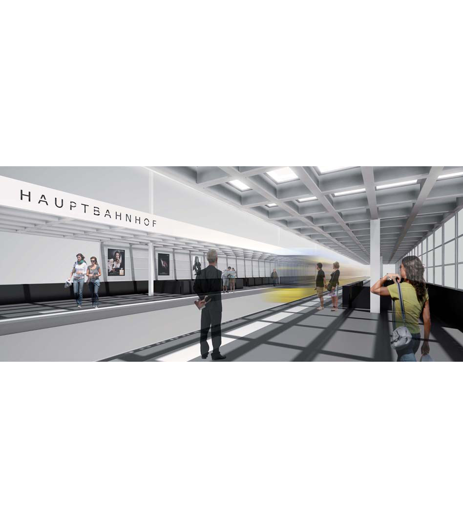 Strassenbahnhaltestelle Hauptbahnhof, Berlin | Sauerzapfe Architekten